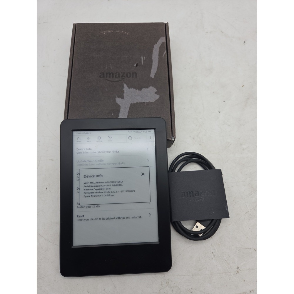 Amazon Kindle 7th Gen Generation wp63gw 4GB Wi-Fi 6" Display Black eReader